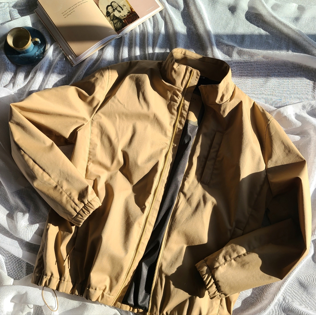 Zara Rain Bomber Jacket